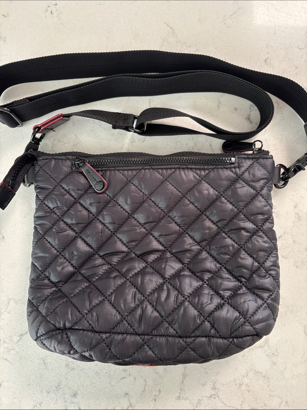 MZ Wallace Black Quilted Crossbody Bag - Picture 14 of 16
